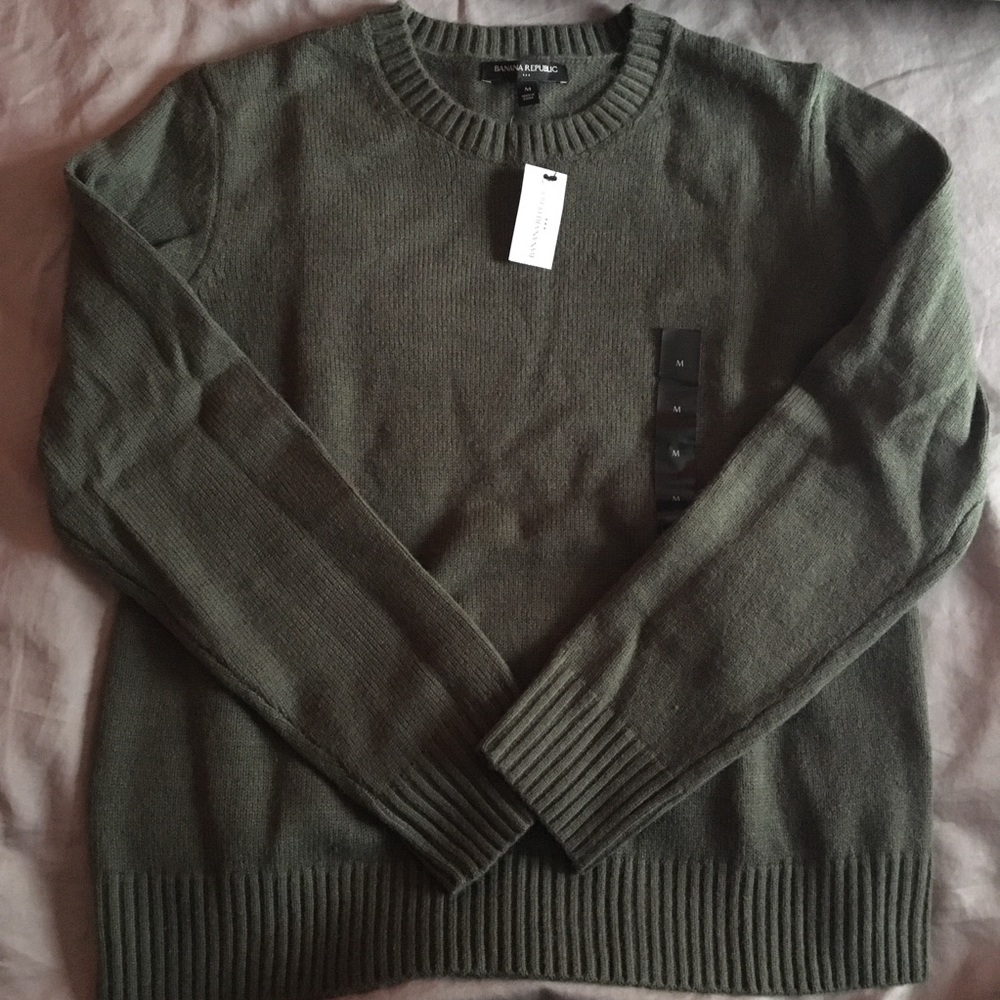 Banana Republic - Mens Wool Crewneck Sweater